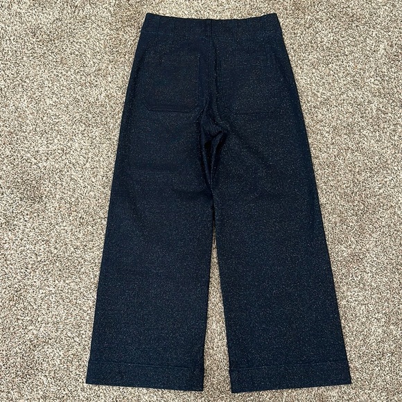 Maeve The Colette Sparkle Cropped Wide Leg Jeans - Picture 6 of 7